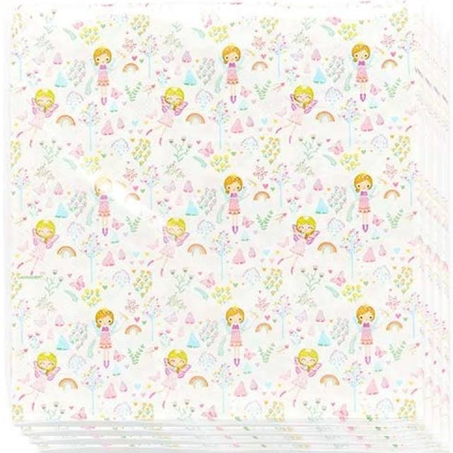 Amscan 9909076 Fairy Princess Design Luncheon Napkins
