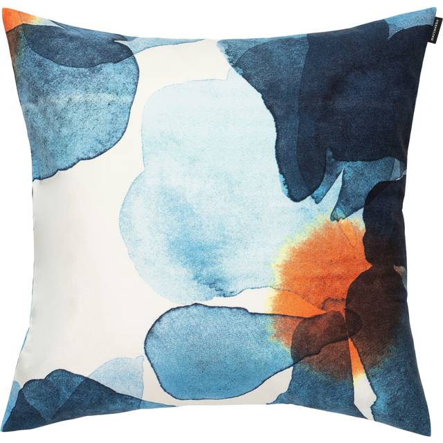 Marimekko - Valssi kuddfodral 50x50 cm vit/mörkgrön/orange