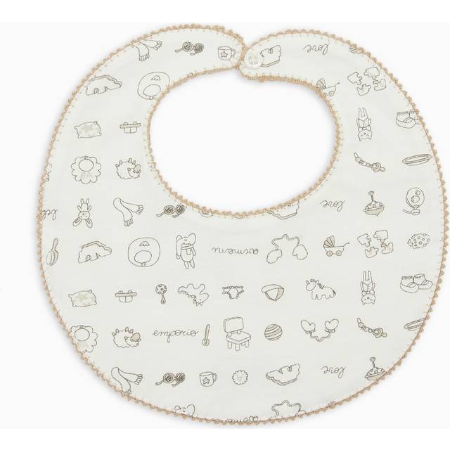 Jersey bib with Tendresse pattern
