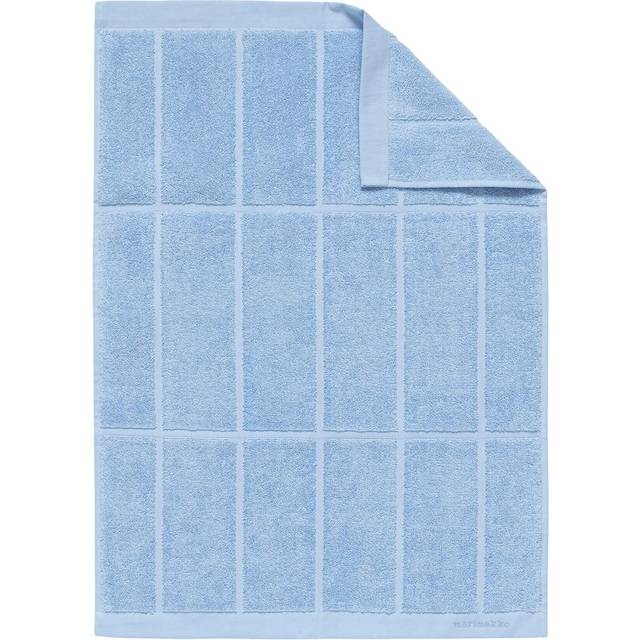 Marimekko Tiiliskivi handduk 50x70 cm Light blue - Blå
