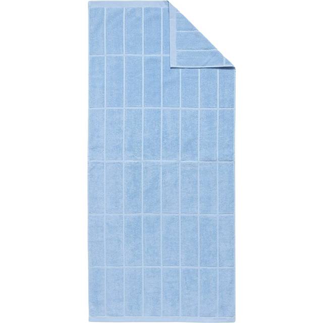 Marimekko Tiiliskivi handduk 70x150 cm Light blue - Blå