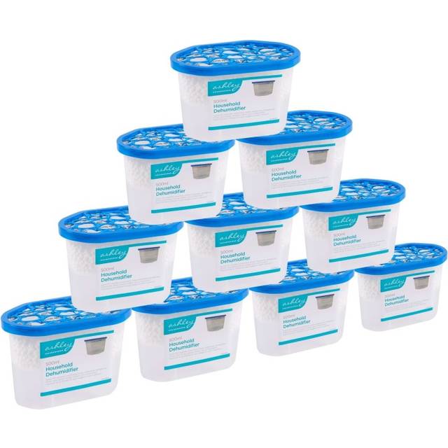 Unscented 500ml Interior Dehumidifier - Pack of 10