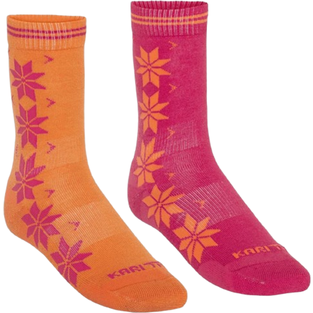 Kari Traa Women's Vinst Wool Sock 2-pack Basic Pink, 36-38