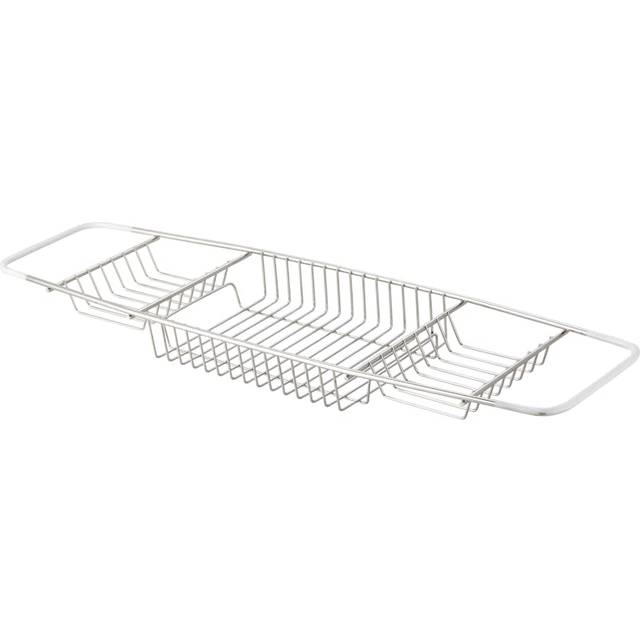 MSV Bathtub Tray of Stainless Steel 68,5X18X5,5cm, Multi-Colour, 68.5 x 18 x 15 cm