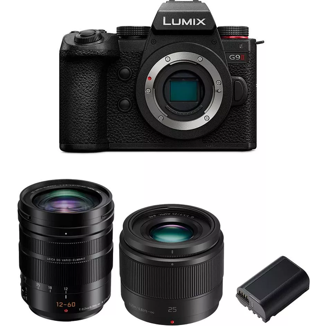 Panasonic Lumix G9 II with 12-60mm f2.8-4.0 and 25mm Lens Kit