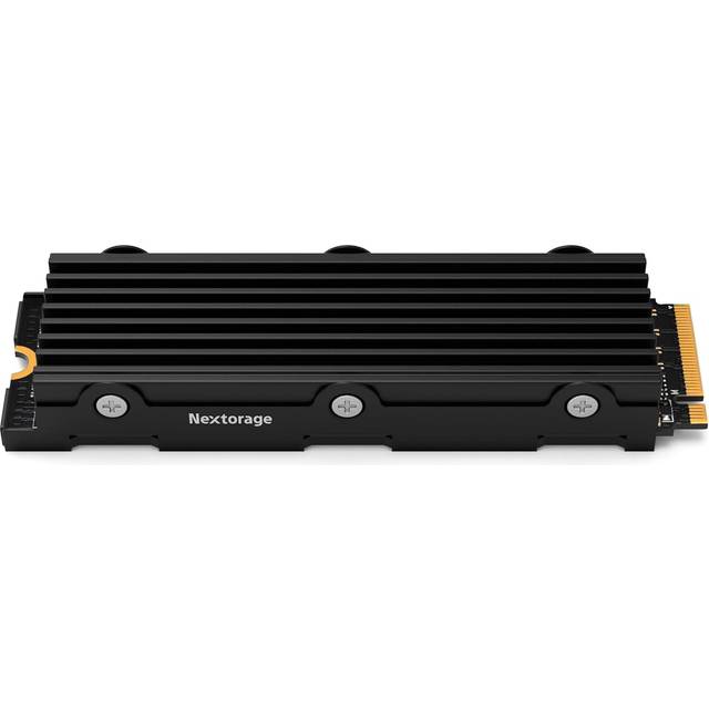 Nextorage Japan 2TB Internal SSD Compatible with PS5 Console and PC M.2 2280 with Heatsink PCIe Gen4.0 NVMe NEM-PAB2TB DRAM Less Max. Transf