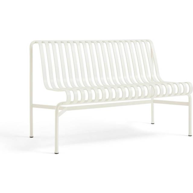 Palissade Dining Bench Without Armrests, Cream White