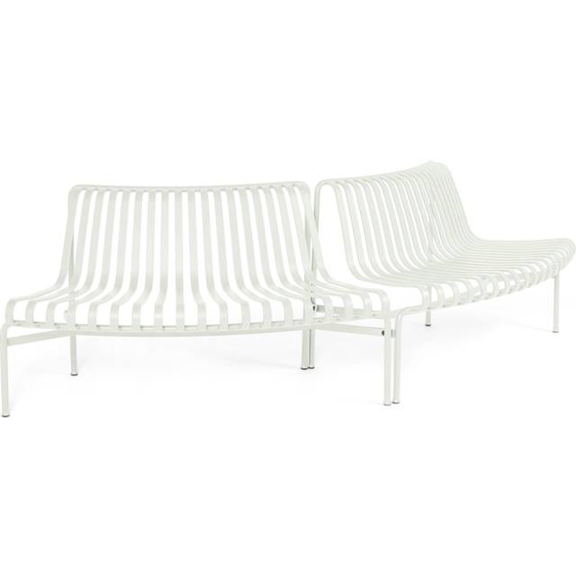 HAY Palissade Dining park bench out-out Cream white