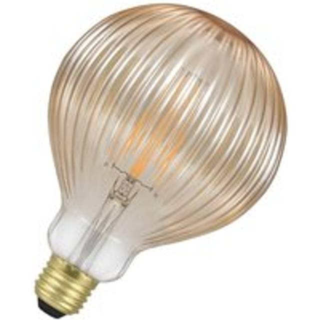 Lyyt LED Globe 4W E27 Dimmable Extra Warm White Ribbed Antique Bronze