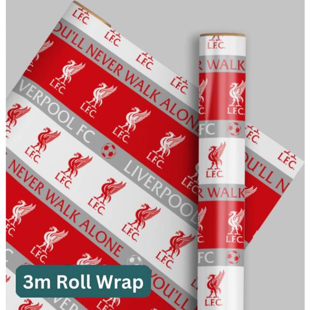 Liverpool FC 3m Roll Wrapping Paper