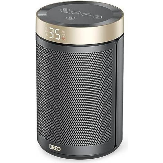 Electric Heater, 1500W Energy Efficient Space Heater, Portable Ceramic Fan Heaters, Thermostat 3 Modes 12H Timer, Overheat & Tip Over Protection,