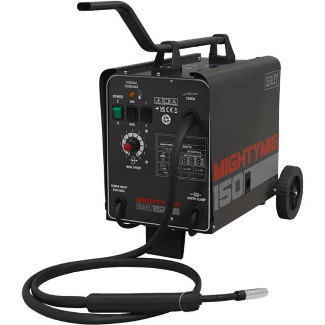 Sealey Mightymig150 150amp Mig Welder Gas/No Gas 230v