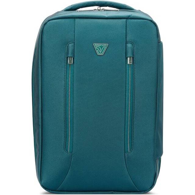 Roncato City 3.0 travel backpack 40 cm with stretch pleat green