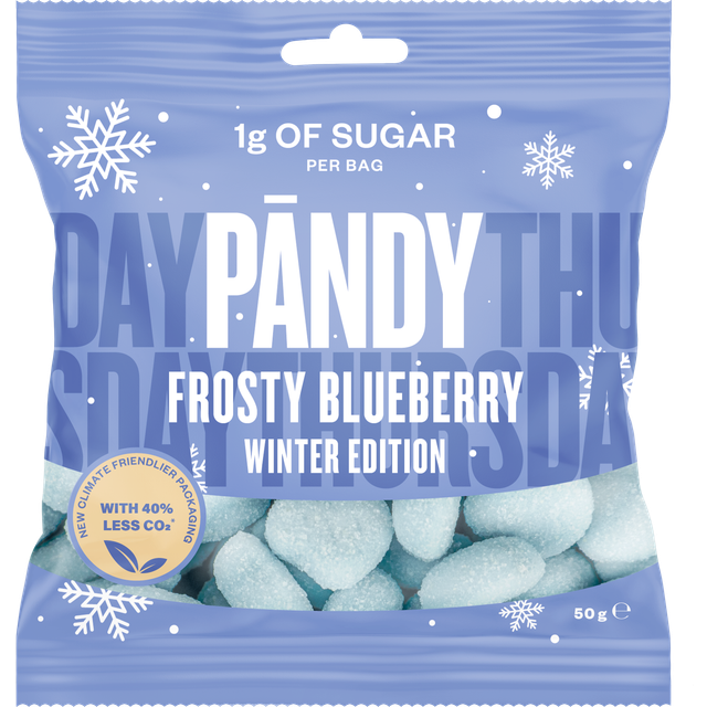 Pändy Candy, Frosty Blueberry Winter Edition, 50 g