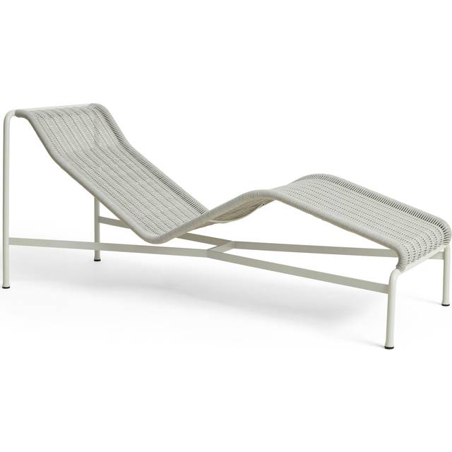 HAY - Palissade cord chaise longuestol - Sky Grey - Solstolar - Ronan &amp; Erwan Bouroullec - Metall