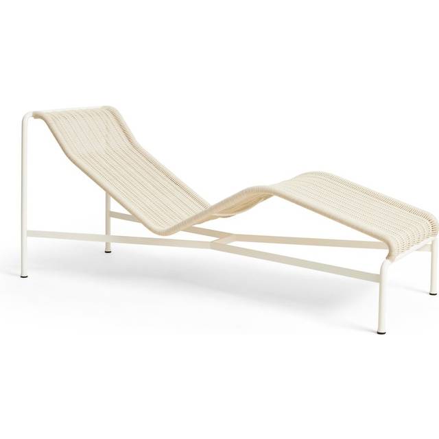 HAY - Palissade cord chaise longuestol - Cream White - Solstolar - Ronan &amp; Erwan Bouroullec - Metall