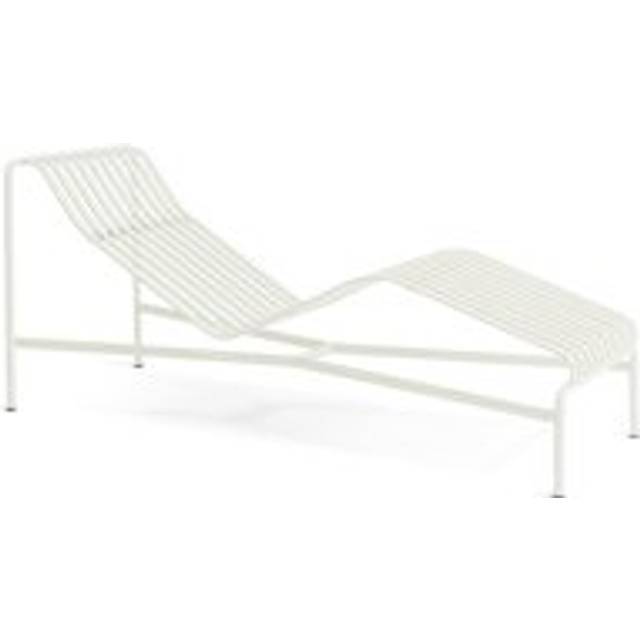 HAY - Palissade Chaise Longue - Cream White - Solsängar - Ronan &amp; Erwan Bouroullec - Metall