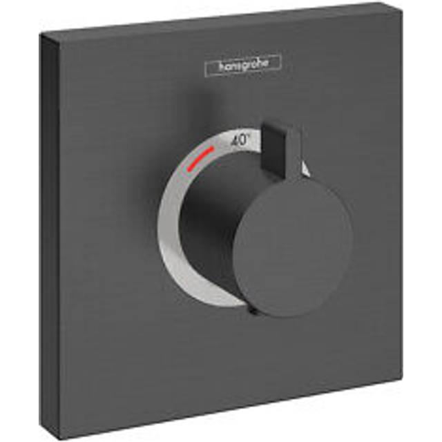 Hansgrohe Showerselect Matt Black Concealed Thermostatic High Flow Mix