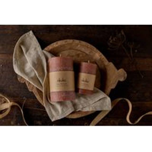 nkuku Ic Soy Blend Pillar Candle | Candles & Home Fragrance | Rust
