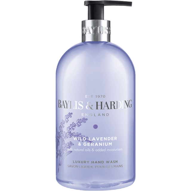 Baylis & Harding Wild Lavender & Geranium Handtvål med återfuktande effekt 500 ml