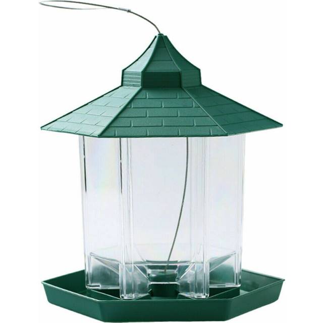 Hanging Bird Feeder Wild Seed Container Gazebo Shape