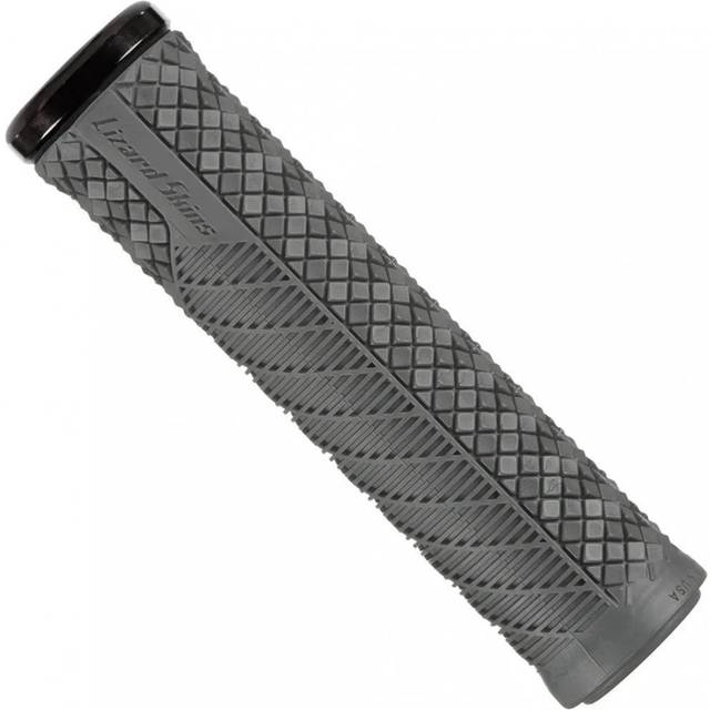 Lizard Skins Single-Clamp Lock-On Charger Evo Grips - Graphite - Grey