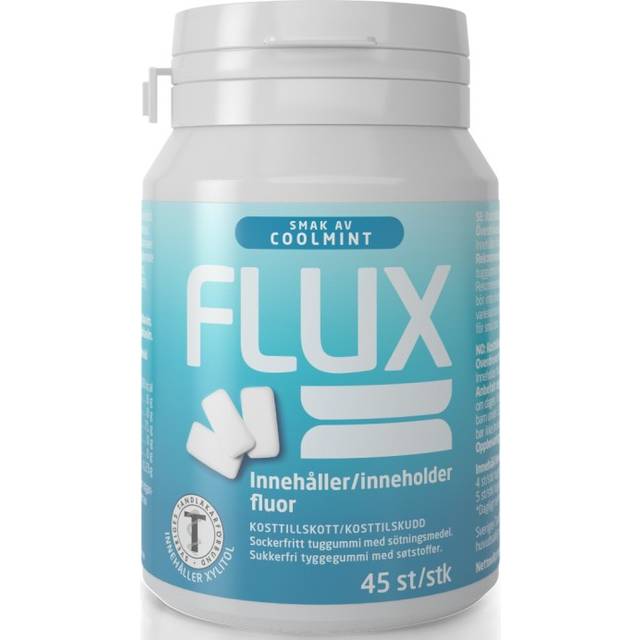 FLUX Tuggummi Coolmint, box, 45 st