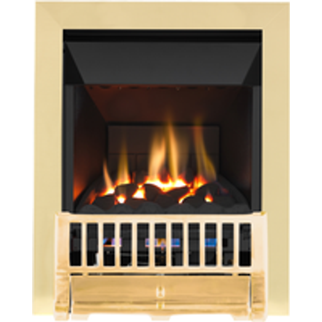 Focal Point Fires 4.1kW Farlam High Efficiency Gas Fire - Brass, Gold