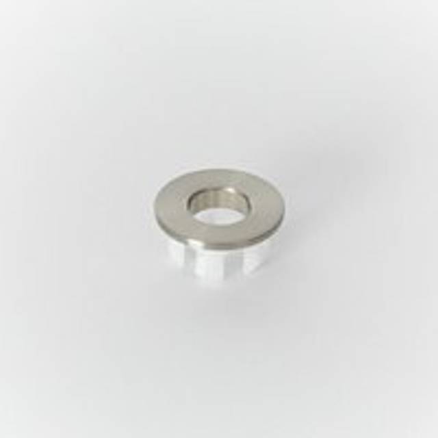 Modern Bathroom Basin Sink Round Overflow Ring - Brushed Nickel - Milano
