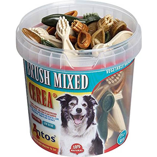 Mini Vegetable Toothbrushes Dog Treats, 1 x 50