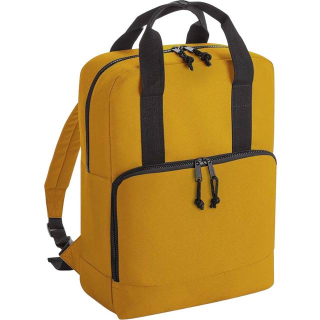 (One Size, Mustard Yellow) Bagbase Unisex Adult Cooler Recycled Backpack