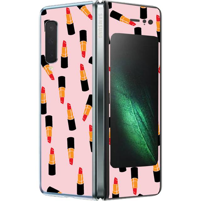 MightySkins SAGFO-Lipstick Pattern Skin for Samsung Galaxy Fold - Lipstick Pattern