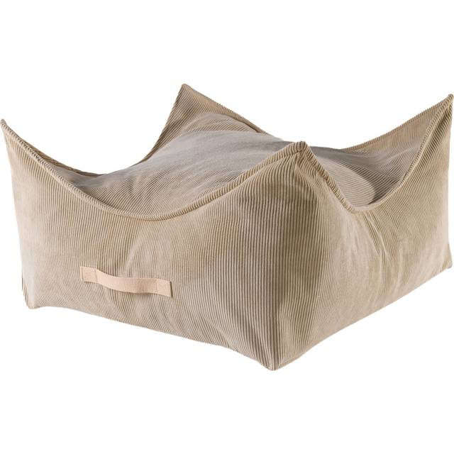 Meowbaby Sittpuff Kvadrat Slimcord, Sand