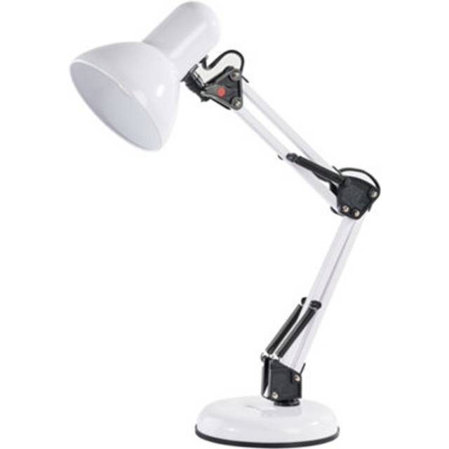 Innoteck White Swing Arm Desk Lamp - 34 x 12.5 x 12.5cm