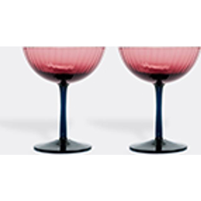 La DoubleJ Champagne Coupe Set Of 2 - Woman Glasses Viola One Size