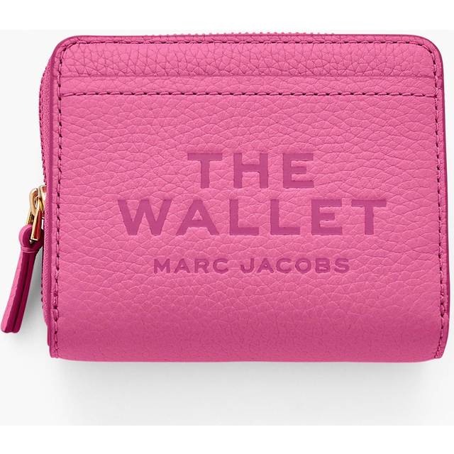 MARC JACOBS Marc Jacobs The Leather Mini Compact Wallet in Bow Pink