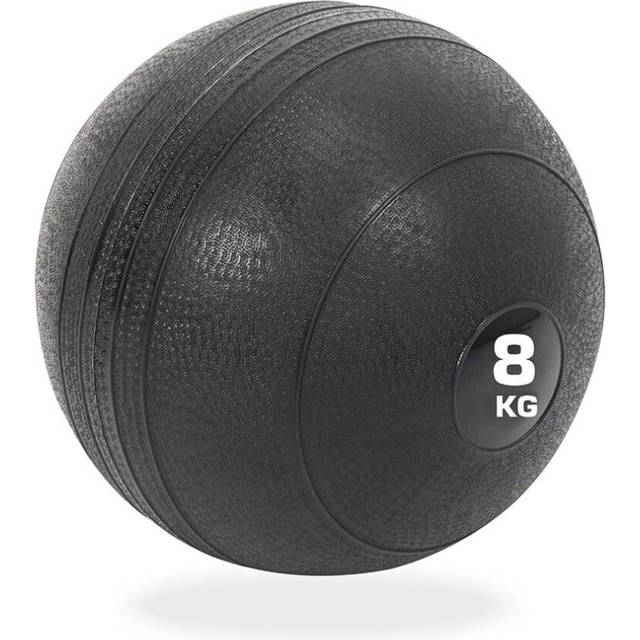 Slam Ball Black 8Kg No Bounce Crossfit MMA Boxing Extreme Fitness