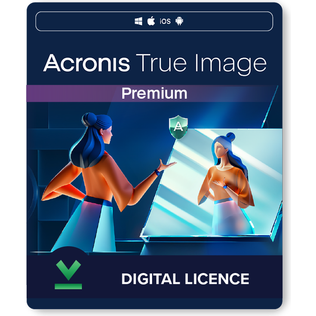 Acronis True Image Premium | 1 Year | Various Device Options - Digital Licence