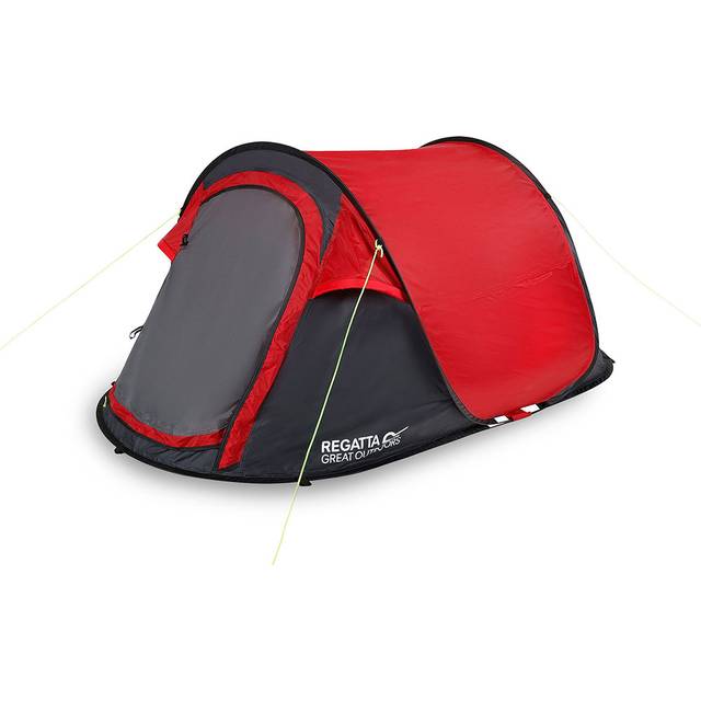 Regatta Malawi V2 2 Pop Up Tent Pepper, Black