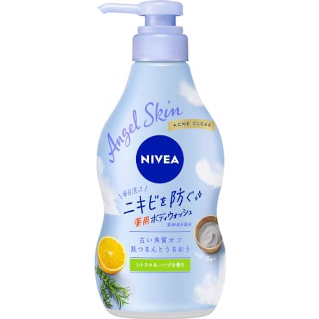 Nivea Japan - Angel Skin Body Wash Acne Clear - Citrus & Herb - 470ml