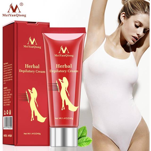 Female Male Herbal Depilatory Cream Hair Removal Painless Cream for Removal Armpit Legs Hair Body Care Shaving & Hair Removal 40g