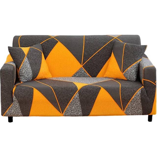 3 Seater Sofa Cover Marigold Style Elastic Stretchable Slipcover For Living Room Slipcovers