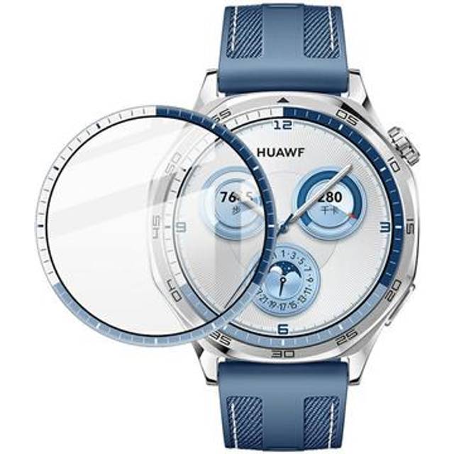 Huawei Watch GT 5 Imak Full Coverage Härdat Glas Skärmskydd - 46mm - Färgglad kant