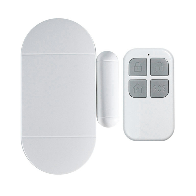 Tuya Wireless Smart Door Window Sensor System Remote Control Operation 130Db Safe Burglar Alarm for Home Door Window