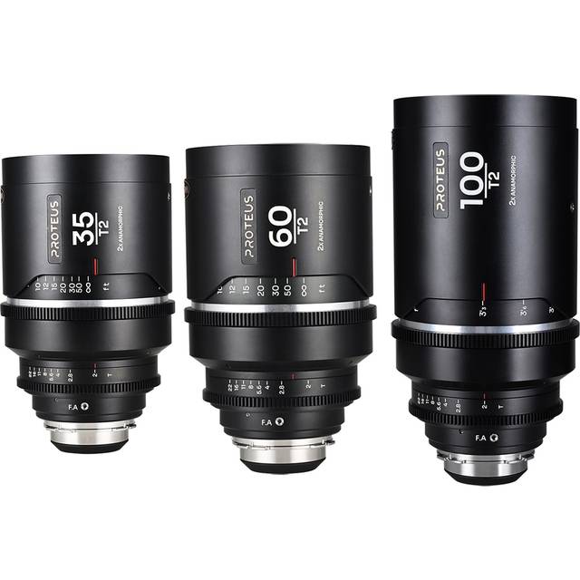 Laowa Proteus Flex 2X Anamorphic 3-Lens Bundle Set B (35mm, 60mm, 100mm) - (Feet)