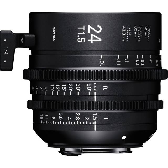 Sigma Cine 24mm T1.5 FF Lens Fully Luminous - Canon Mount
