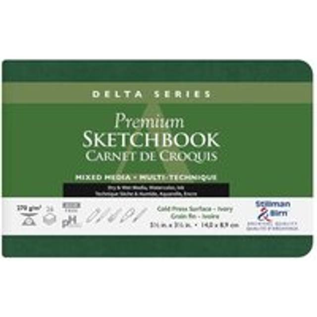 Stillman & Birn : Delta Softcover Sketchbook : 270gsm : Cold Press : 5.5x3.5in (14x9cm) : Landscape