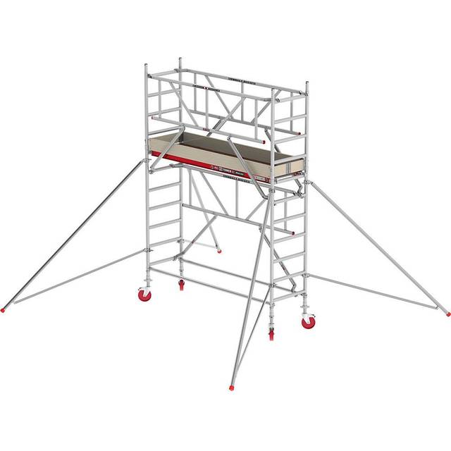 Altrex wooden platform, length 2.45 m, wooden platform, length 2.45 m, working height 4.20 m