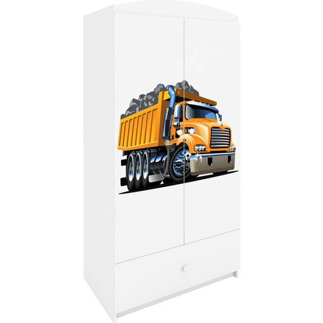 Kocot Kids Garderob Babydreams Vit - Truck