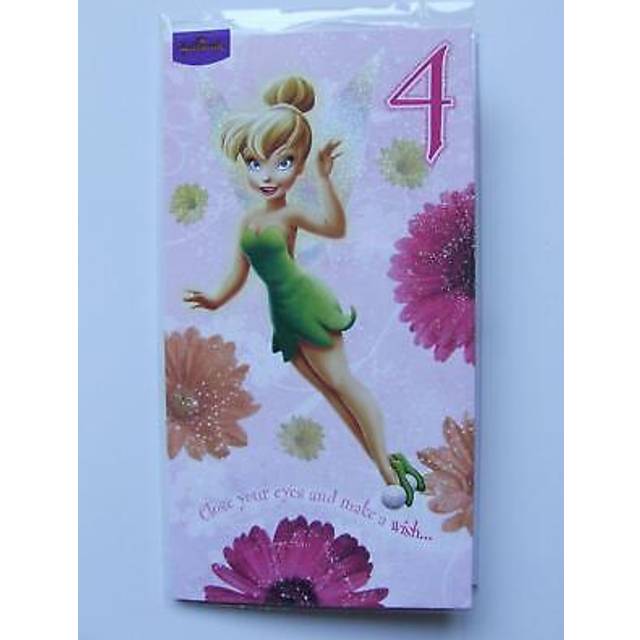 Disney Tinkerbell Birthday Card For Age 4 By Hallmark - Kids Peter Pan